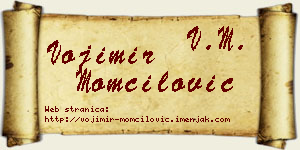 Vojimir Momčilović vizit kartica